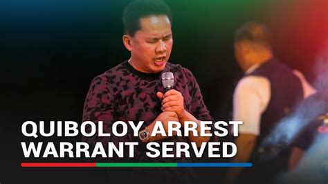 Davao police serve arrest warrant vs Quiboloy over sex, child .